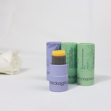 Custom Eco-friendly Twist-Up Lipstick Eco Paper Tube Packaging