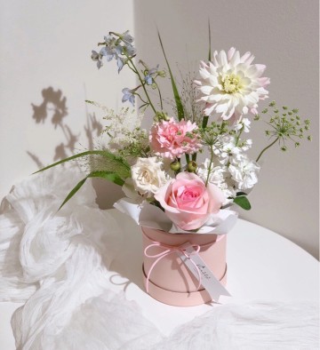 Custom Floral Bouquet Paper Tube Packaging