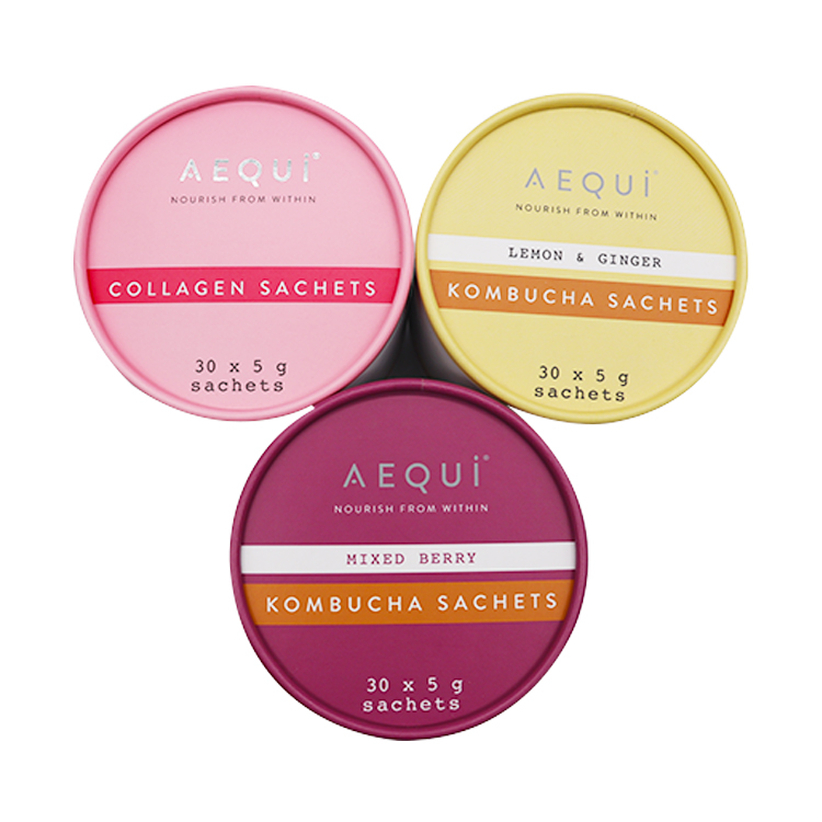 Custom Paper Tube Packaging for Sachet Products (KombuchaCollagen) (6)