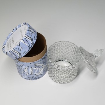 Custom Stylish Paper Tube Packaging for Glassware