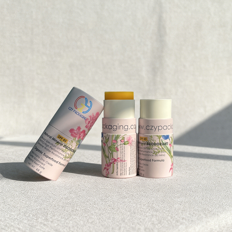 Custom Twist-Up Paper Tube Packaging for lipstick sunscreen deodorant (1 (5).JPG