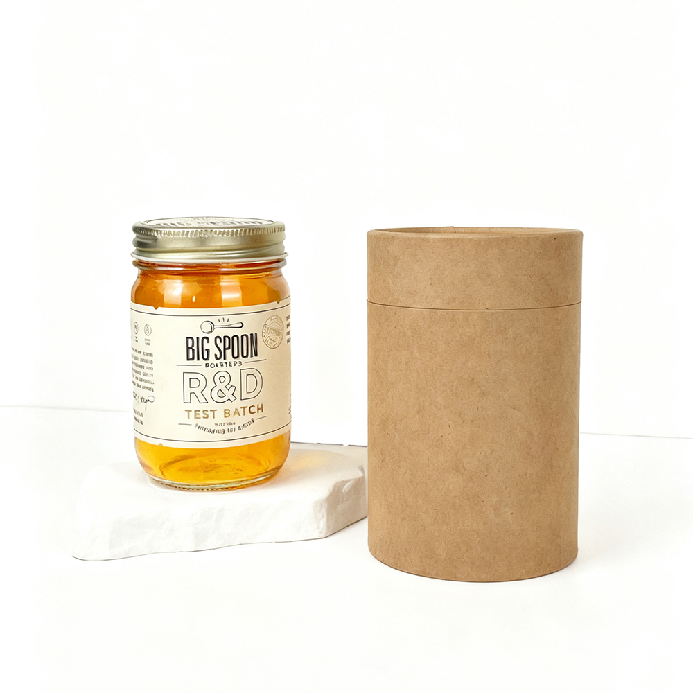 Recyclable Custom Kraft Paper Tube Packaging for Honey Jars (1).jpg