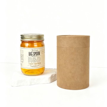 Recyclable Custom Kraft Paper Tube Packaging for Honey Jars