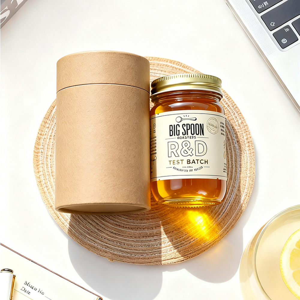 Recyclable Custom Kraft Paper Tube Packaging for Honey Jars (2).jpg