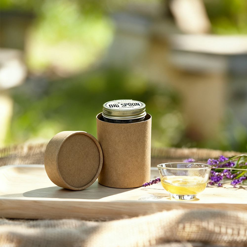Recyclable Custom Kraft Paper Tube Packaging for Honey Jars (3).jpg