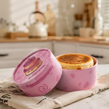 Custom Printed Round Cake Packaging Box