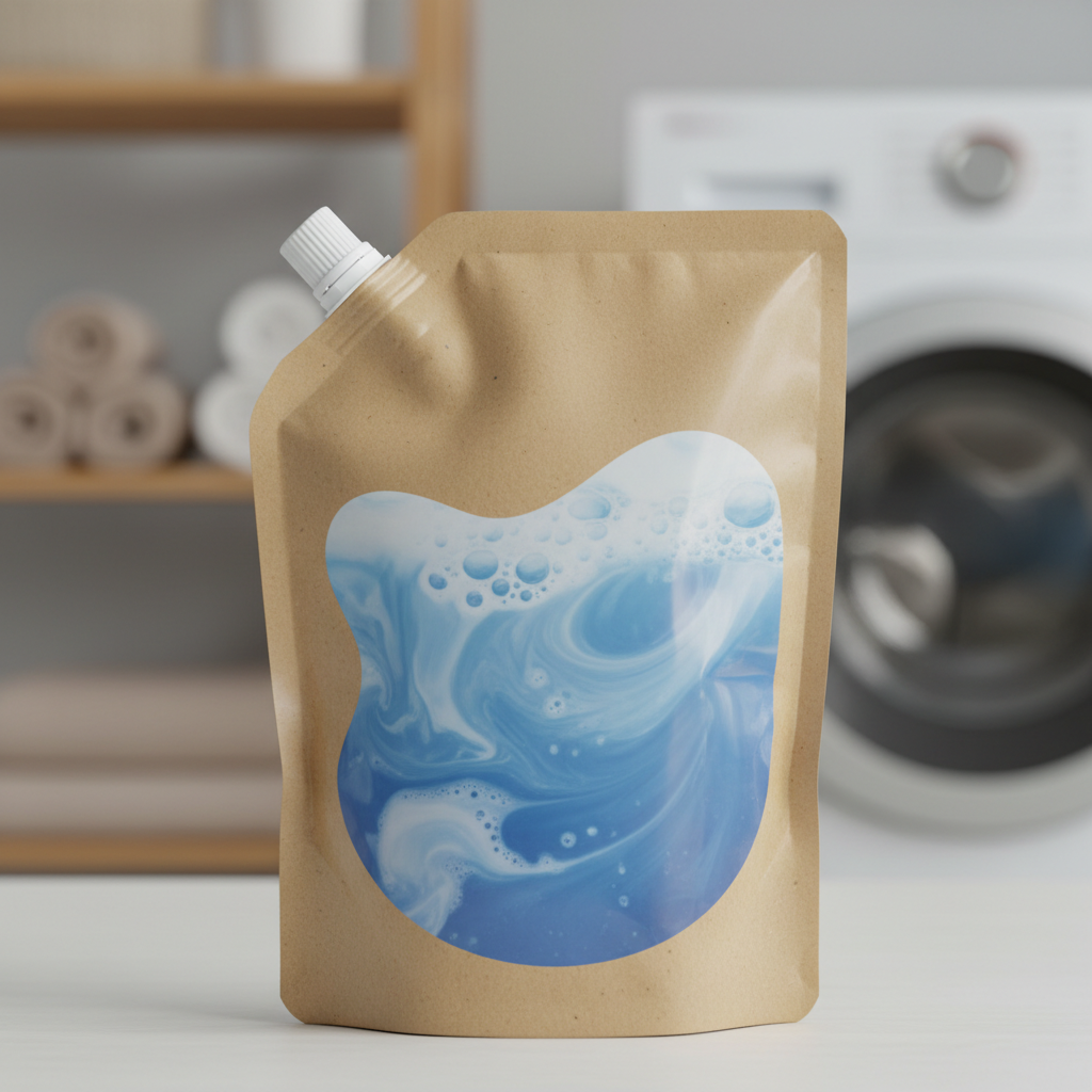 Kraft Bag For Liquid Detergent Brands