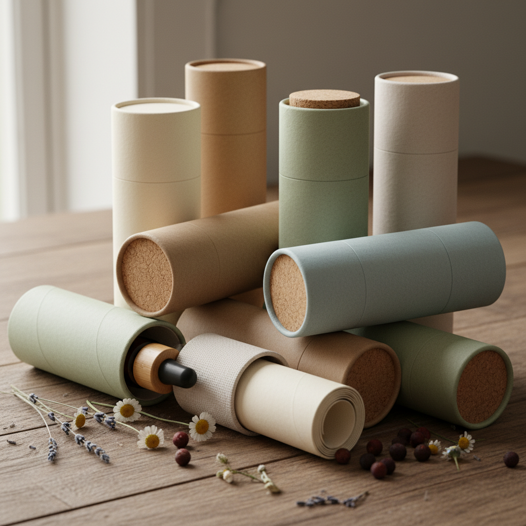 Fragrance Paper Tube For Personal Care Startups