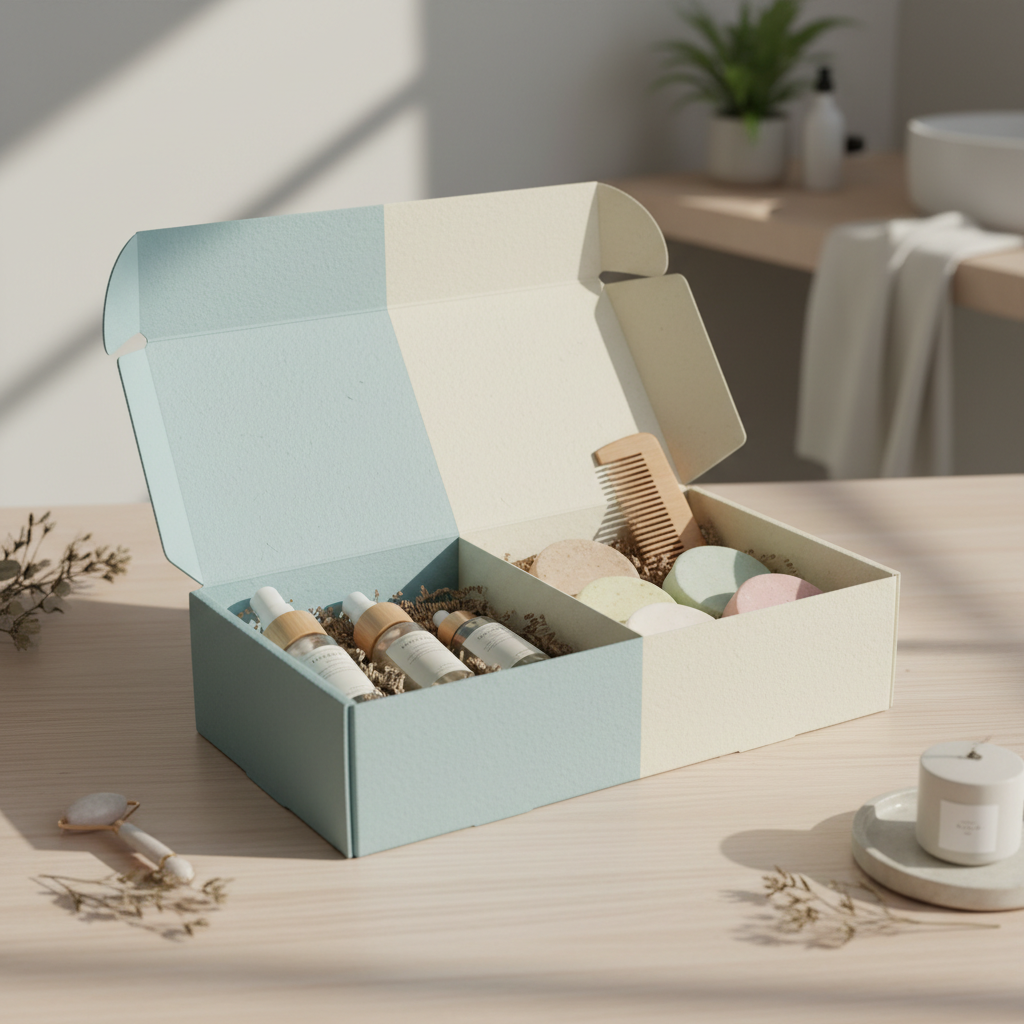 Double-Opening Box For Personal Care Startups