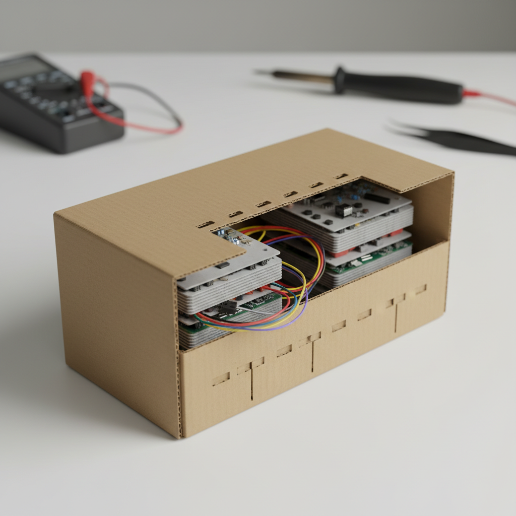 Tear-Off Box For Electronic Components