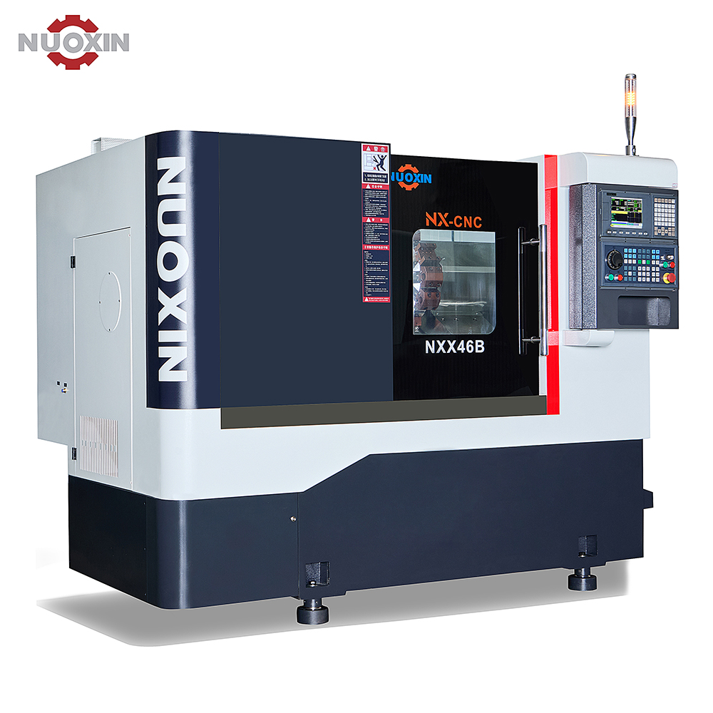 NXX-46B: Torno CNC de bancada inclinada con torreta giratoria