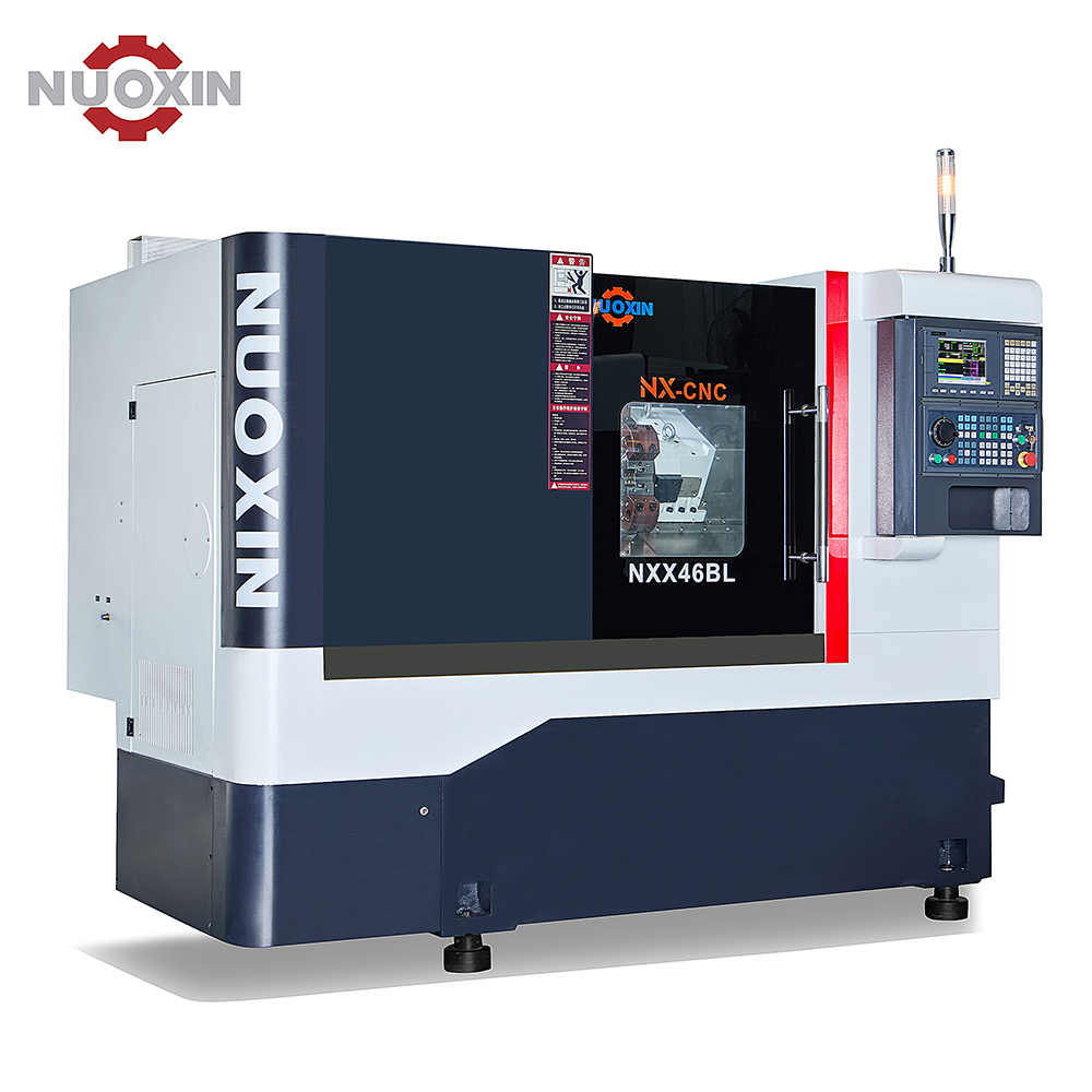 NXX-46BL: Torno CNC de bancada inclinada con torreta giratoria