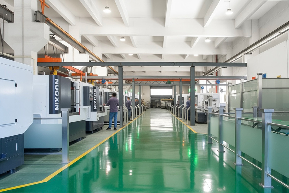 Nuoxin CNC Workshop for Construction Machinery Parts