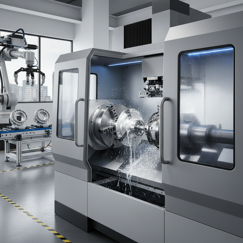 Otomotiv Parça Üretimi İçin CNC Torna Tezgahı (Taşlama ve Frezeleme)
