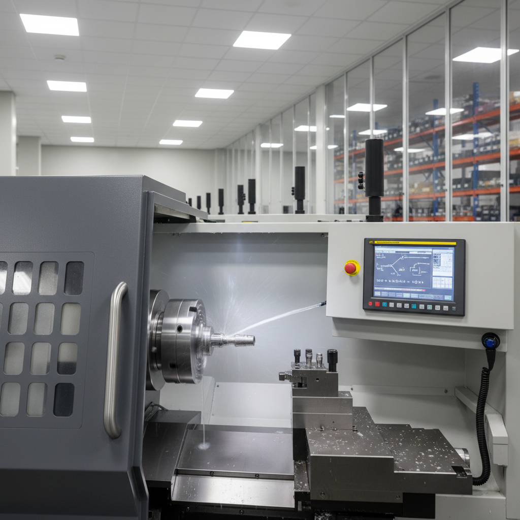 Tıbbi Cihaz Üretimi İçin Stokta CNC Torna Tezgahı Mevcut