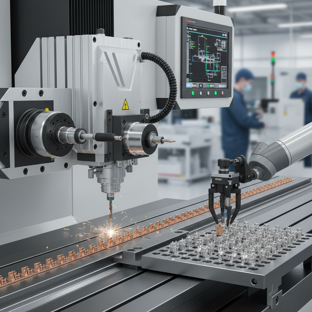 Elektronik Konnektör Üretimi İçin Yüksek Hassasiyetli CNC Tezgahı