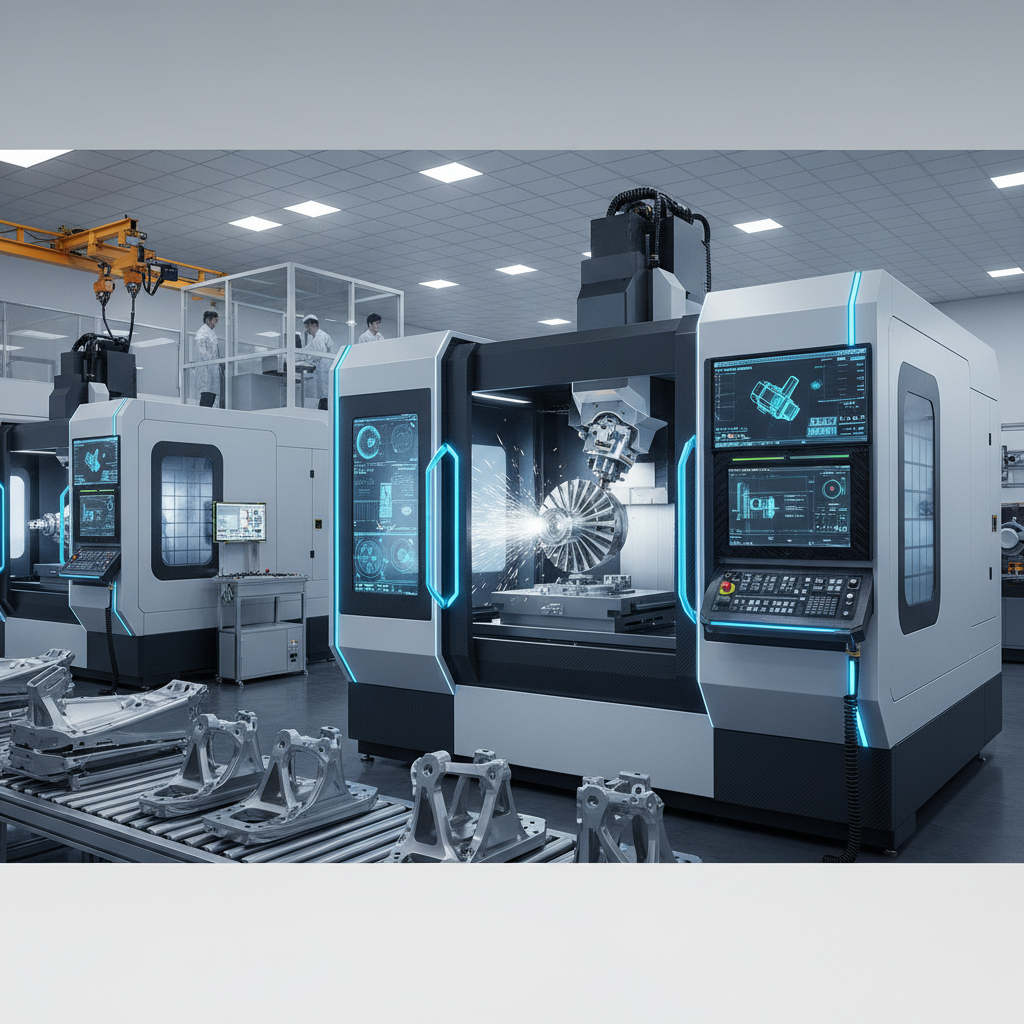 Havacılık ve Uzay Bileşenleri İçin Akıllı CNC Makinesi