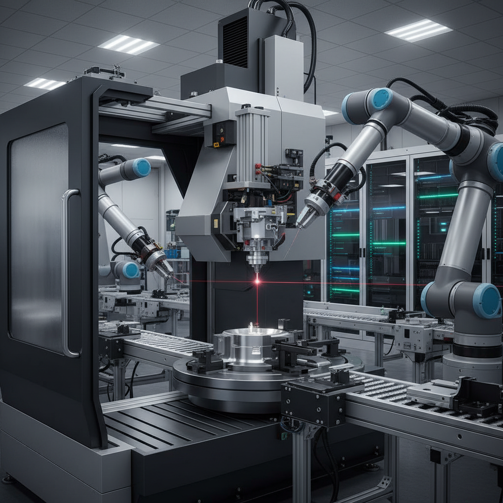 Endüstriyel Otomasyon ve Robotik için Yüksek Hassasiyetli CNC Takım Tezgahı