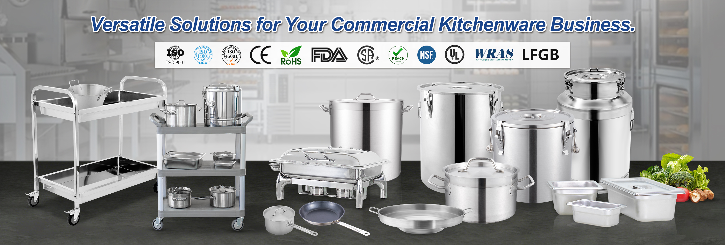 Stainless Steel Soup Pots and Buckets