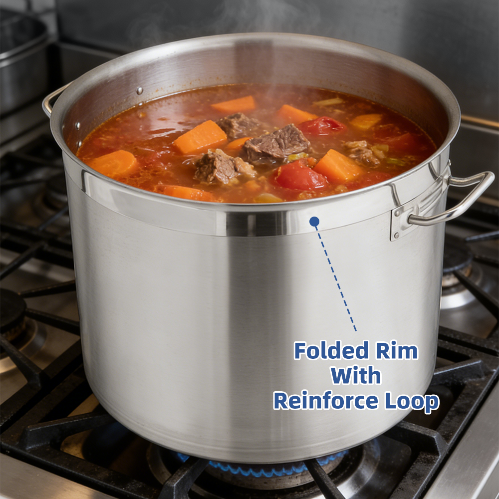 05 Factory Direct Sales Stainless Steel Soup Po...
