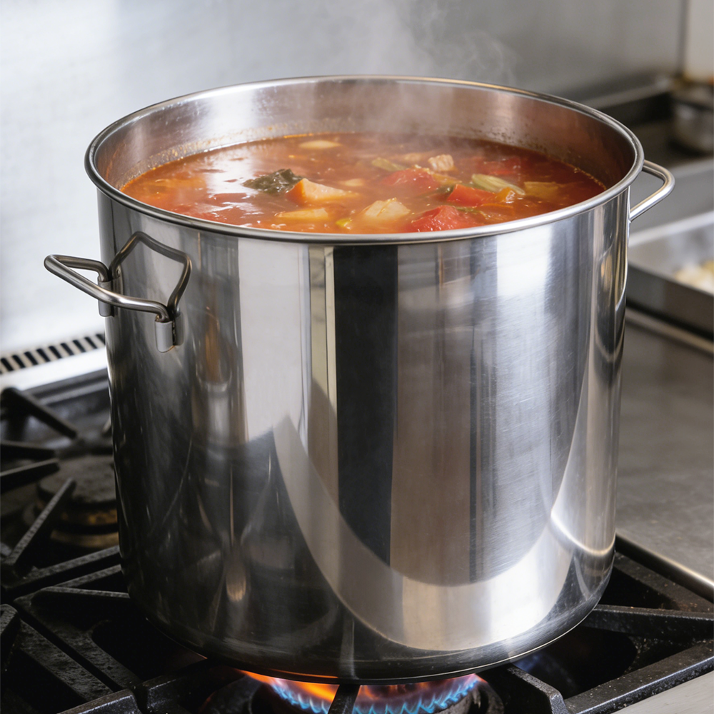 06 Stainless Steel Large Commercial Cooking Pot...