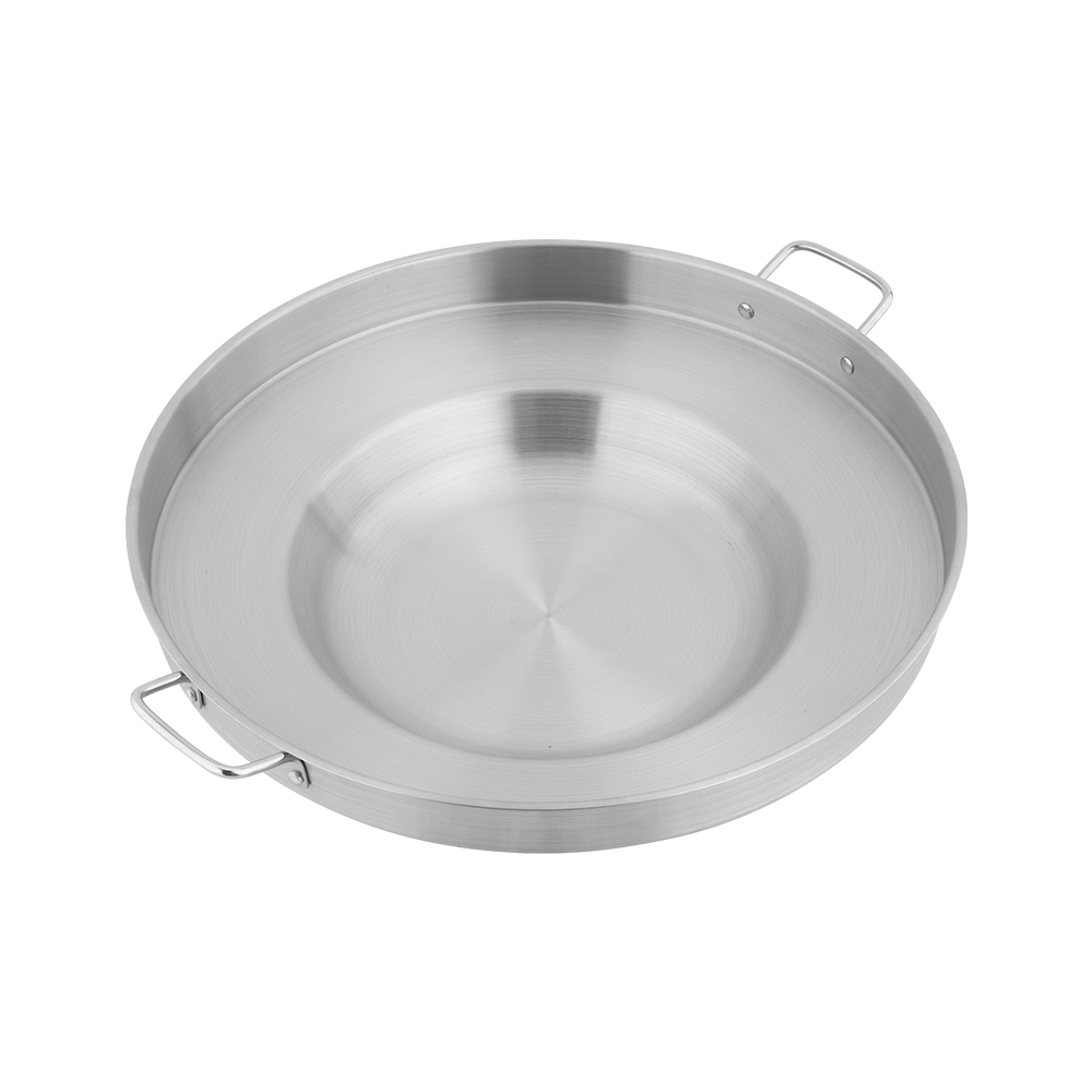 Kitchenwares Concave or Convex Optional Polish Finished Frying Pan Stainless Steel Mexico / Mexican Comals Pan