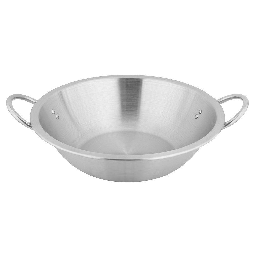 Stainless steel simple and durable cooking utensils, suitable for household, restaurant, professional commercial use, and outdoor cooking