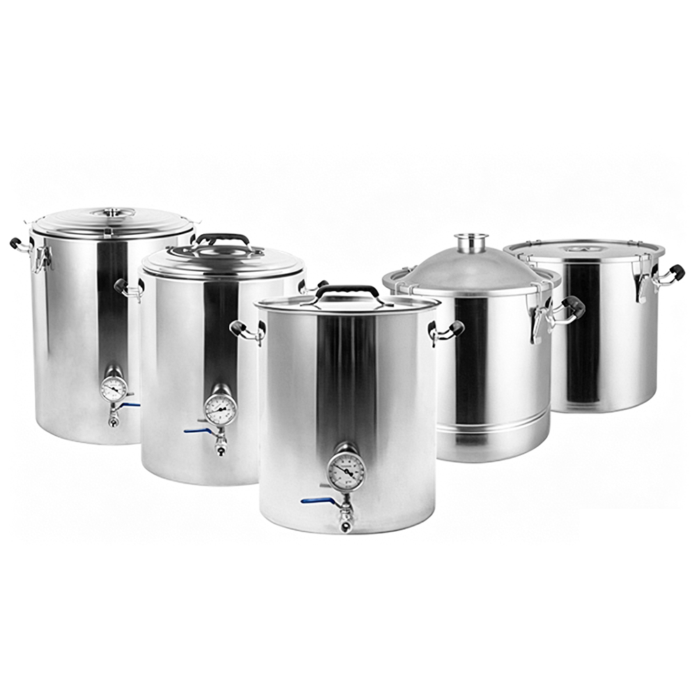 Home Brewing Beer Equipment 20L 30L 50L 70L 100L Beer Fermentation Equipment Household Stainless Steel Beer Barrel