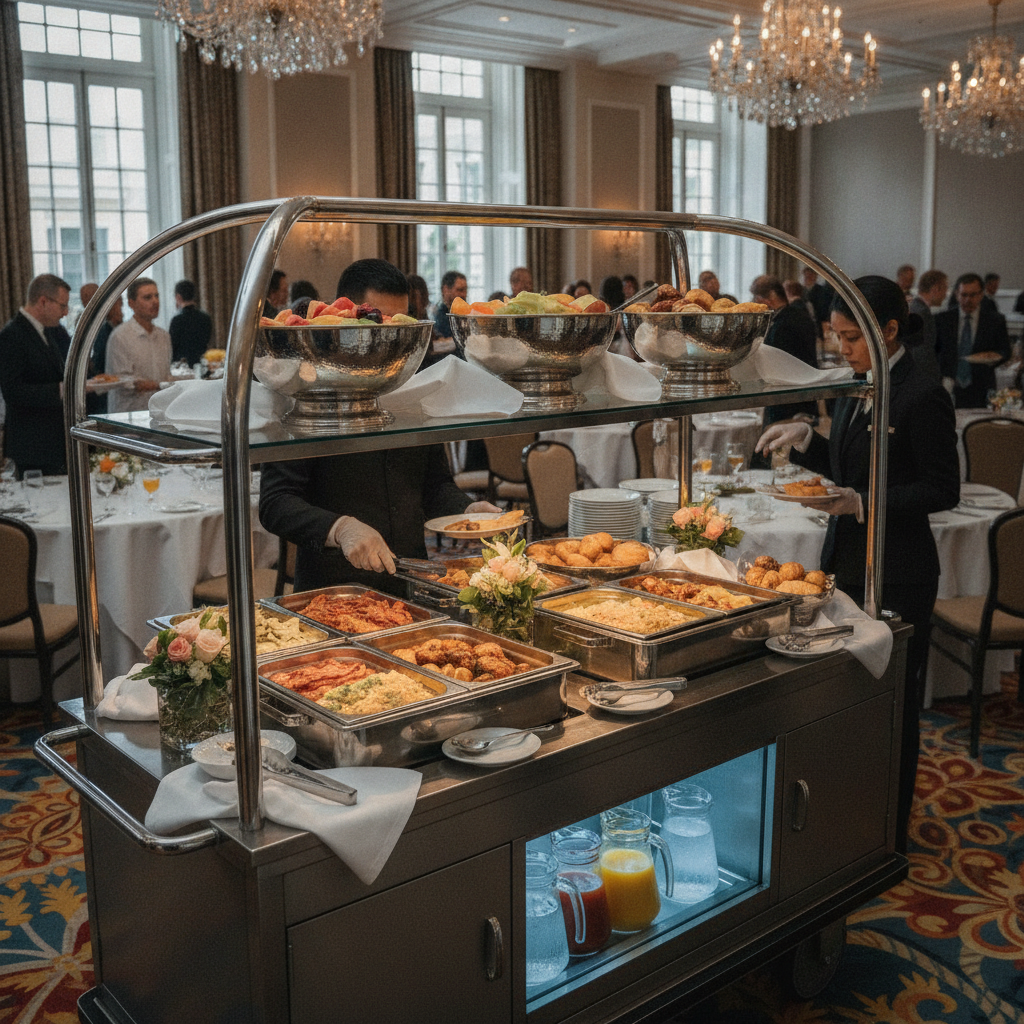Hotel Banquet Trolley For Hotel Buffet Service