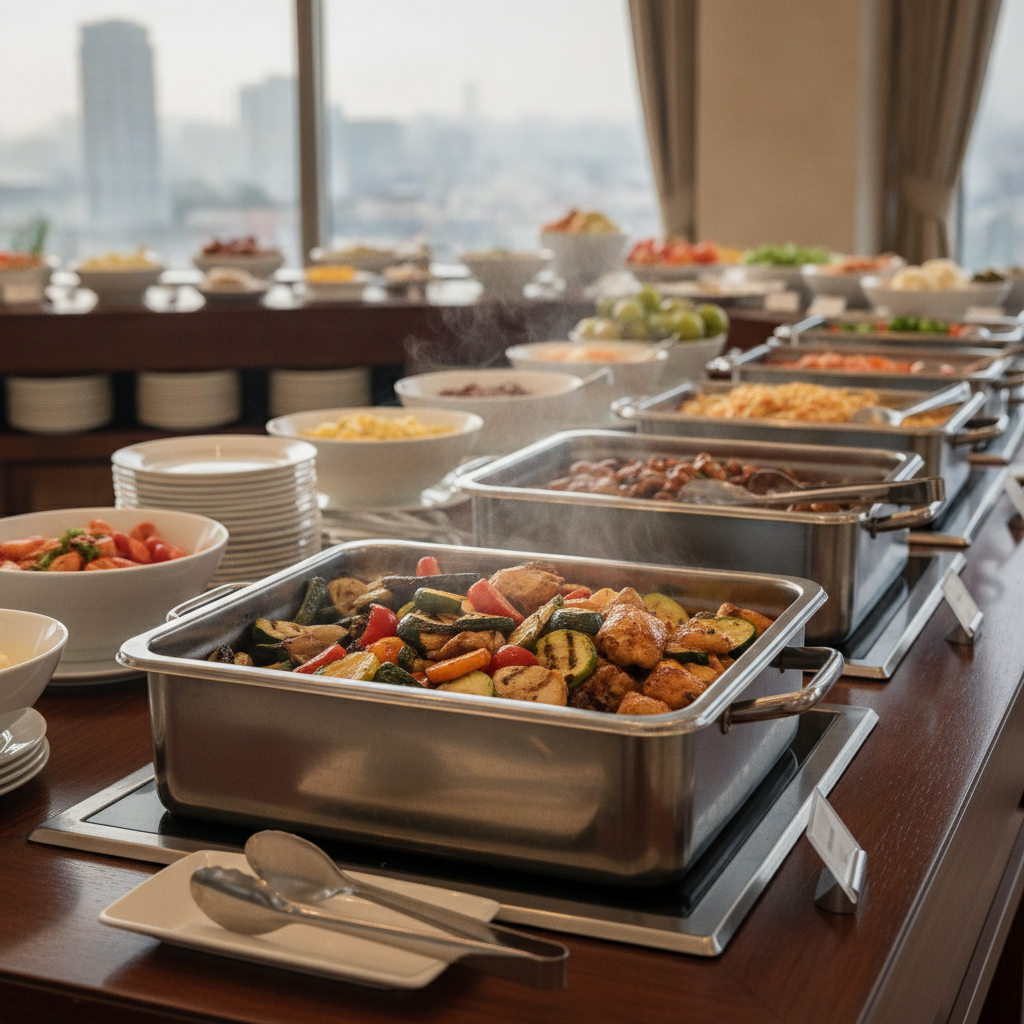 Commercial Food Pan For Hotel Buffet Service