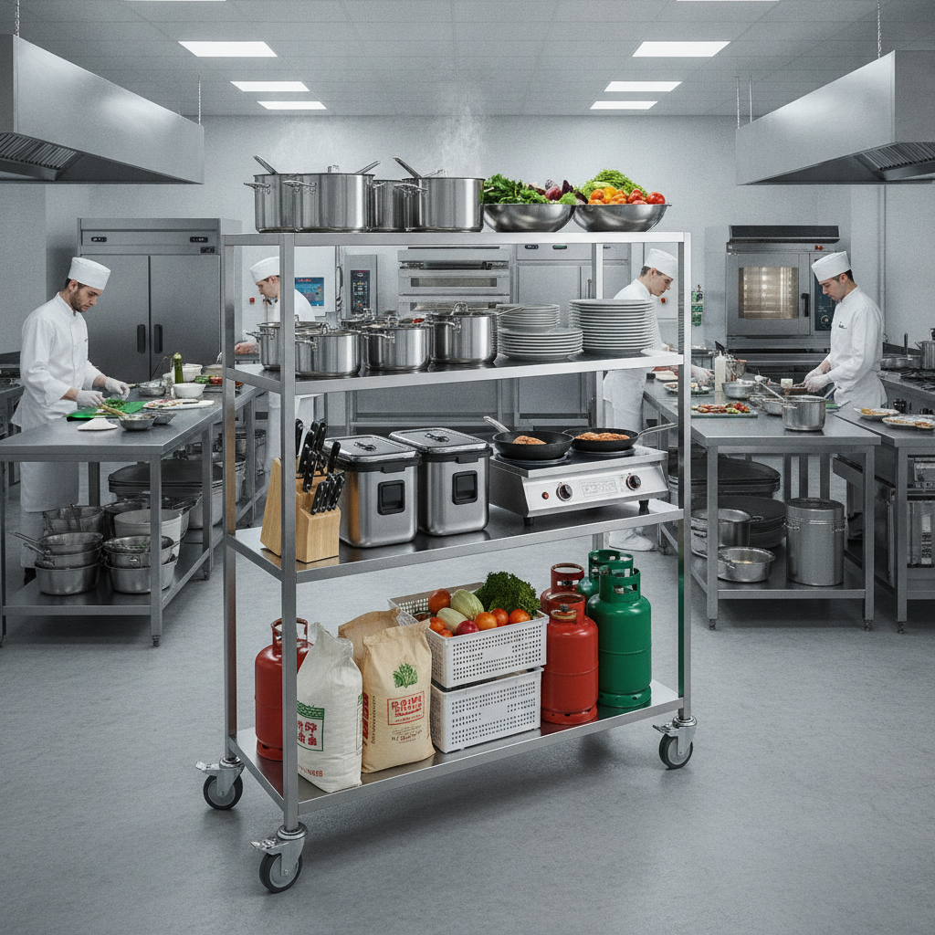 Hotel Banquet Trolley For Central Kitchen Cooking