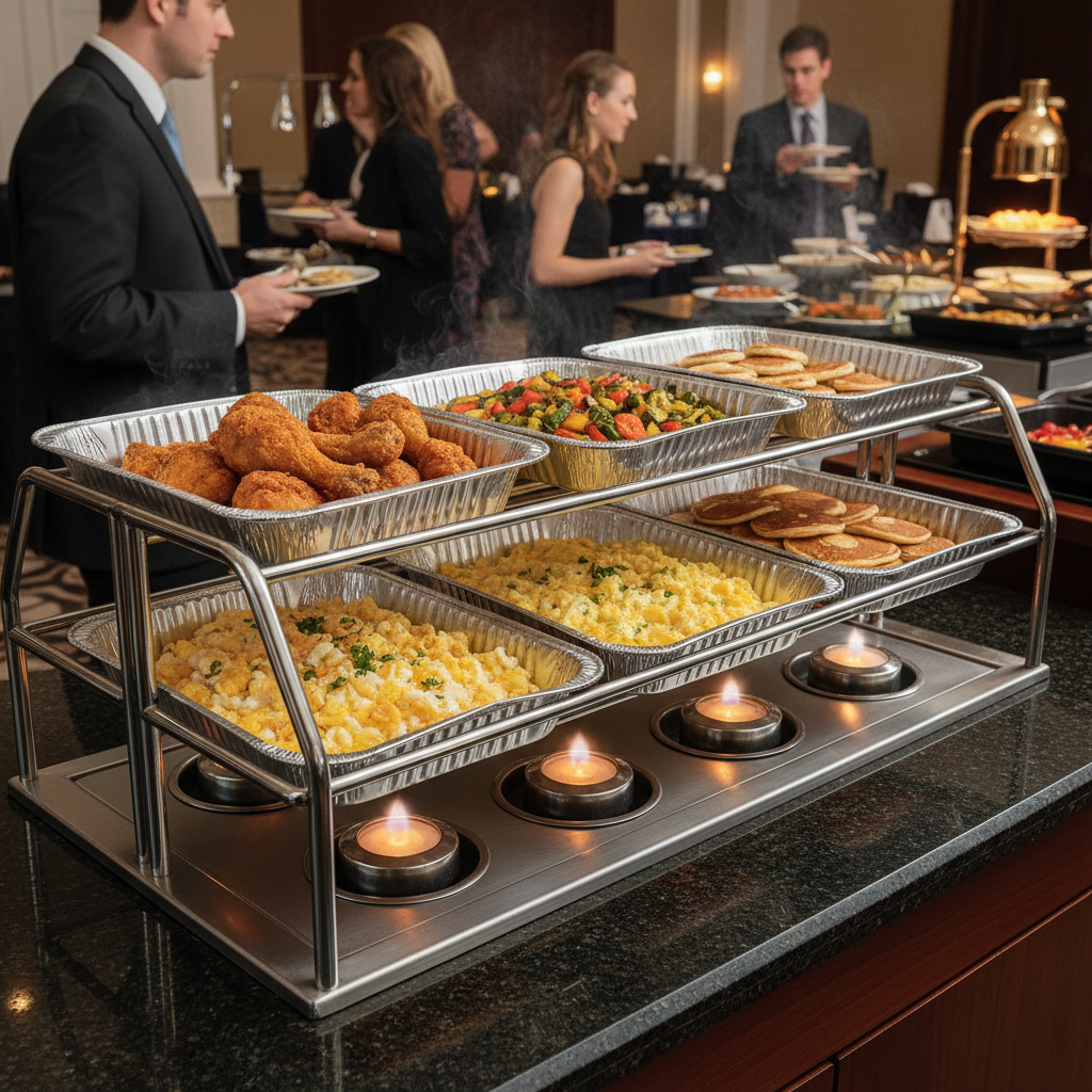 Sheet Pan Rack For Buffet Food Warming