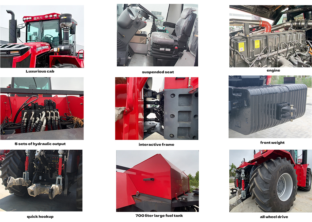 Agricultural machinery durable high-horsepower 440HP agricultural tractor detail (3-1)