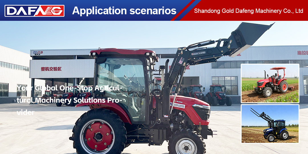 4 100HP farm tractor agriculture tractor farming tractor