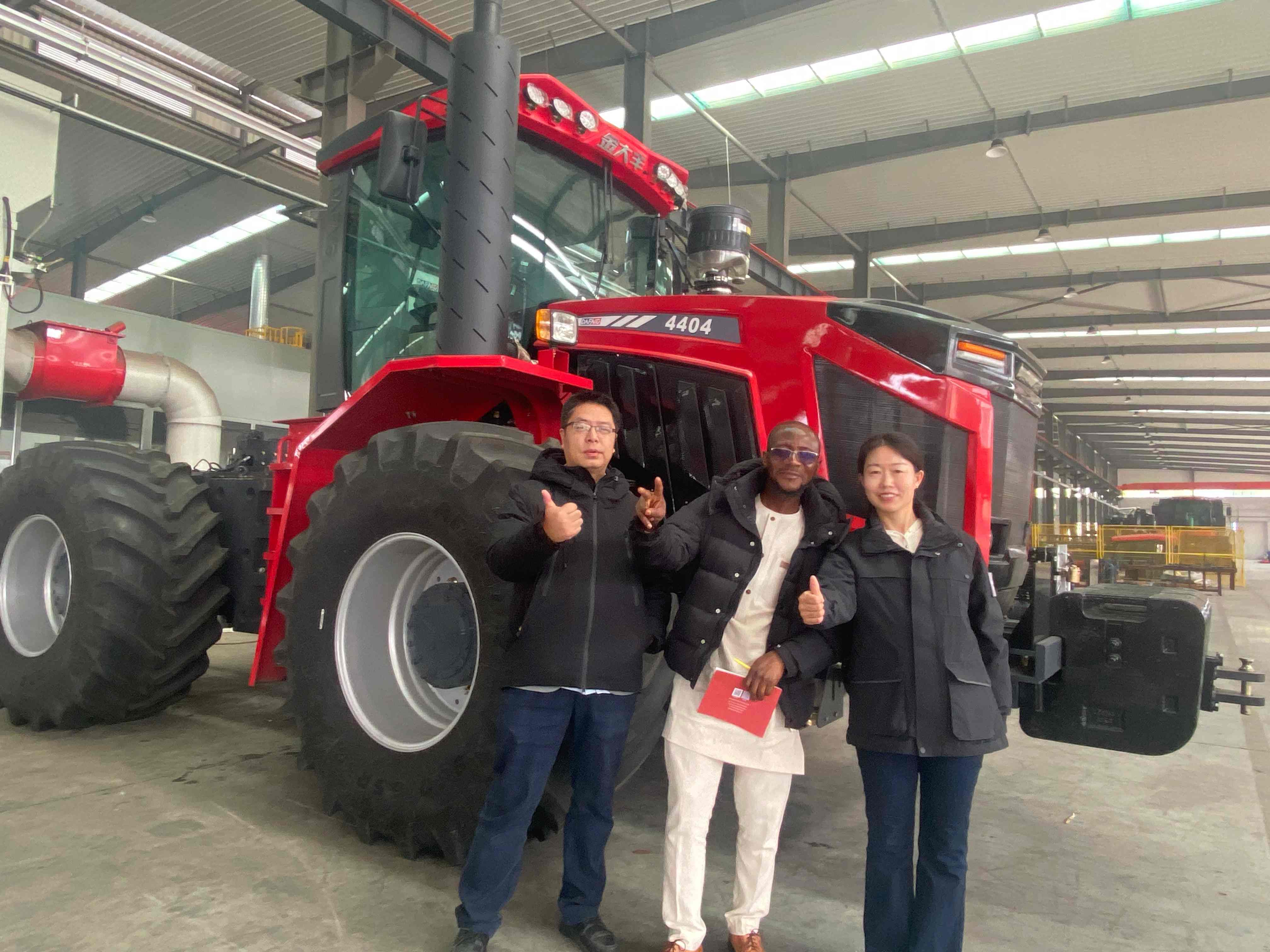 Customer Visit Golddafeng Workshop