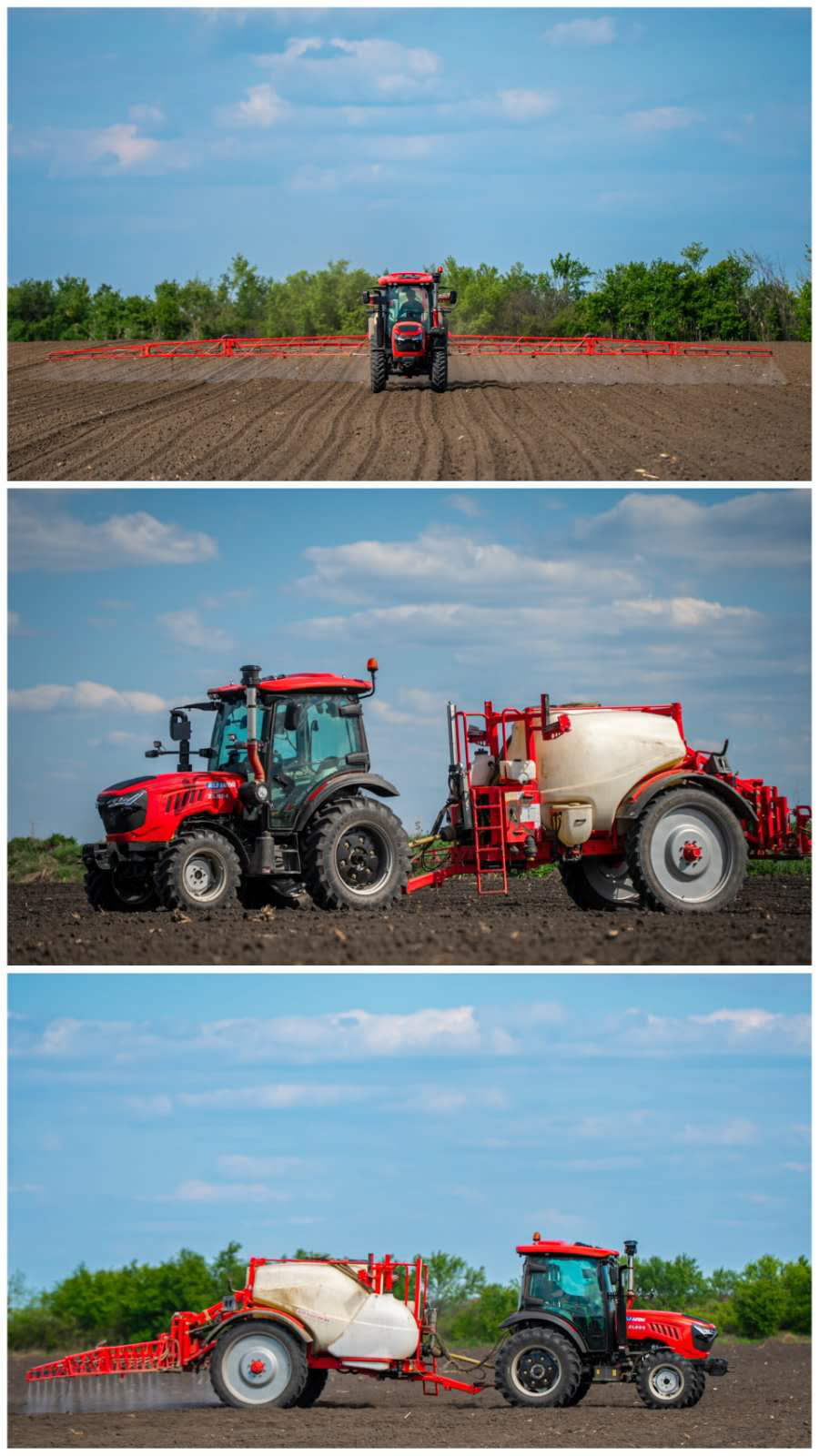 opération de terrain du tracteur Golddafeng 4