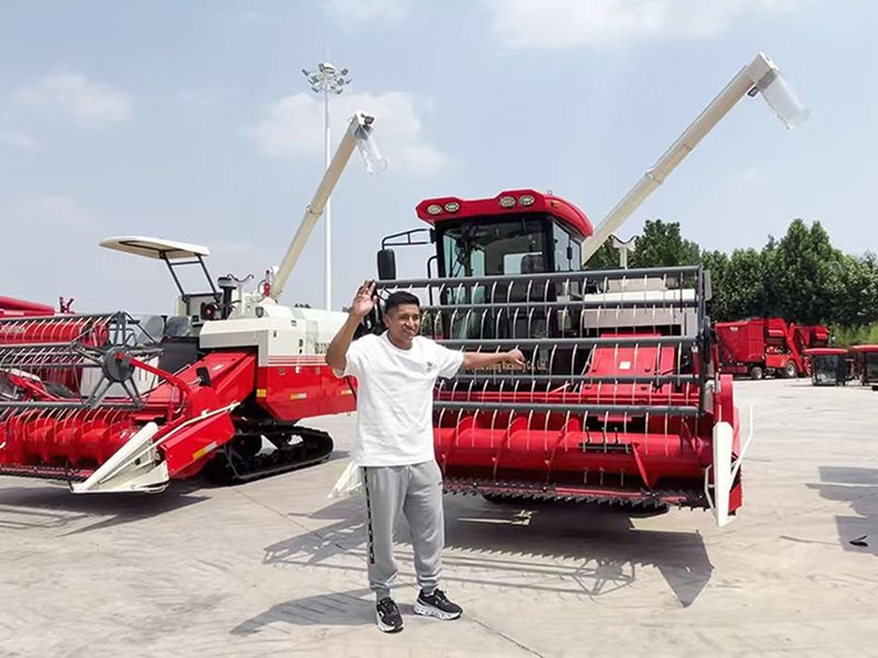 Golddafeng Rice Harvesters Gain Favor in South America, Bolivian Clients Visit for Field Procurement