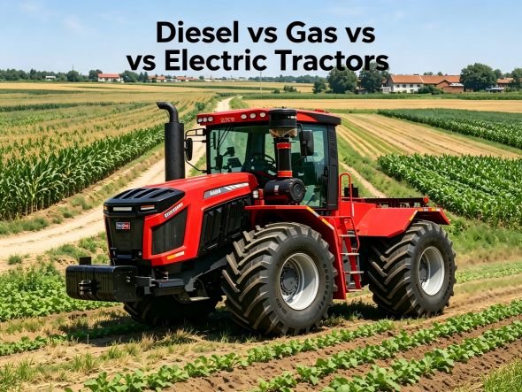 Tracteurs diesel, essence et électriques : comparaison complète et tendances du secteur agricole