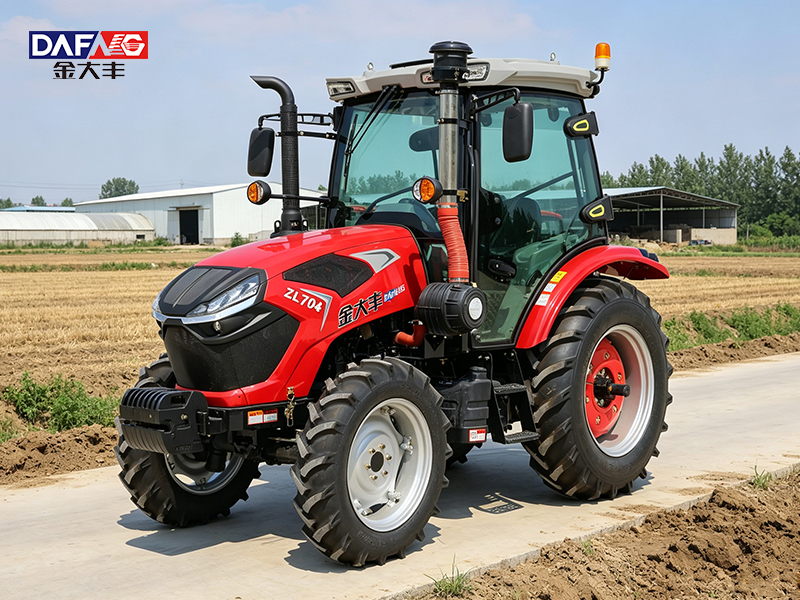 Tracteurs Dafeng TC dorés : une qualité de fabrication supérieure qui leur vaut une grande popularité auprès des agriculteurs du monde entier.
