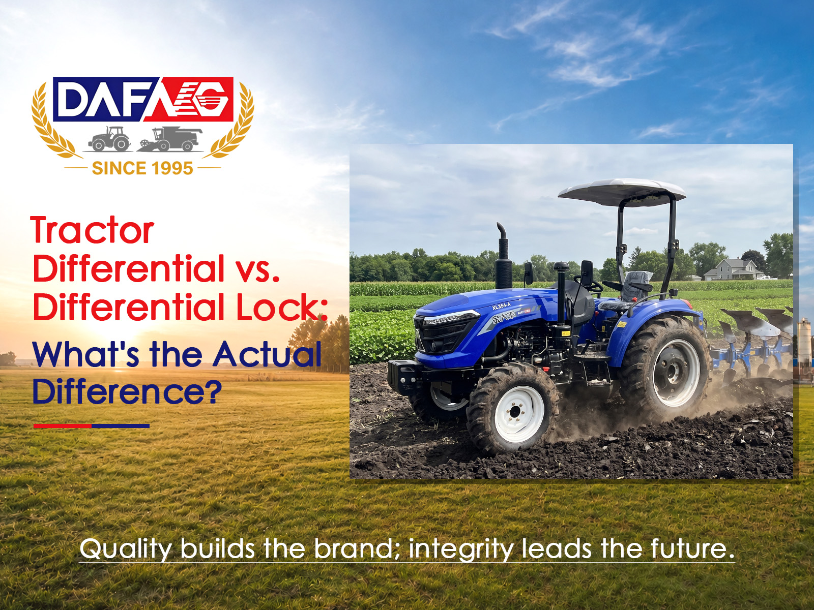 Tractor Differential vs. Differential Lock: What's the Actual Difference?