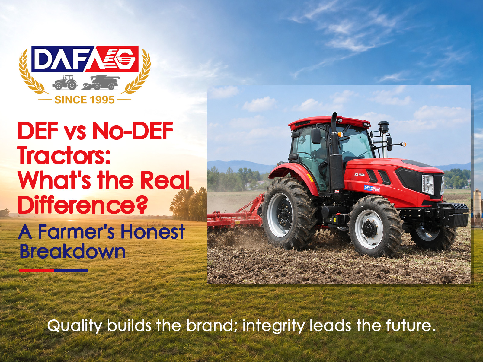 DEF vs No-DEF Tractors: What's the Real Difference? A Farmer's Honest Breakdown