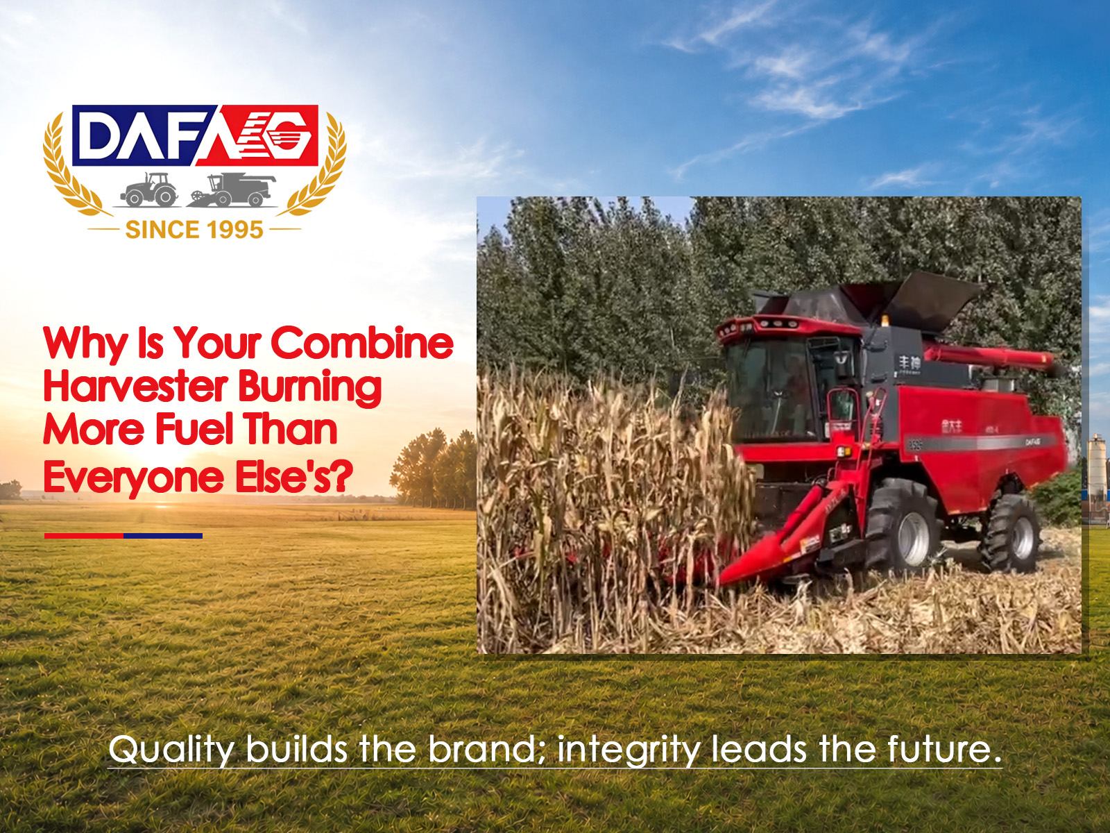 Why Is Your Combine Harvester Burning More Fuel Than Everyone Else's?
