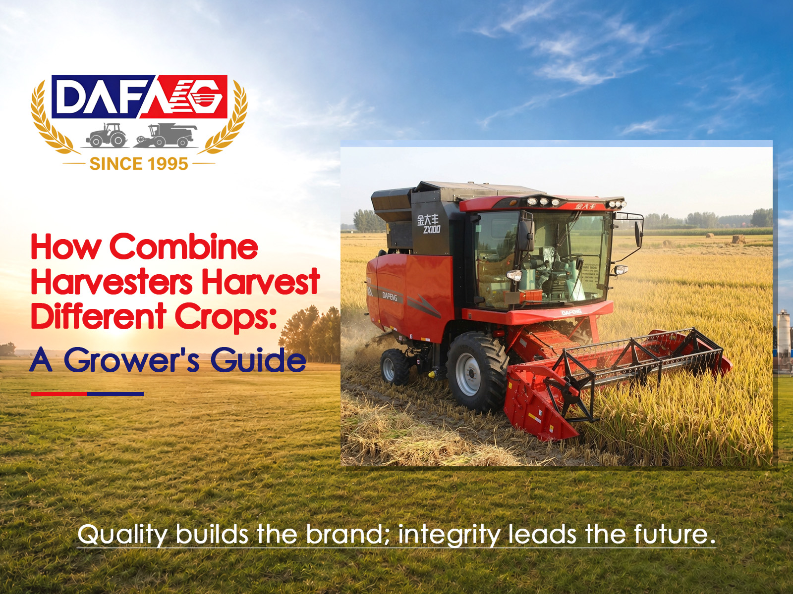 How Combine Harvesters Harvest Different Crops: A Grower's Guide