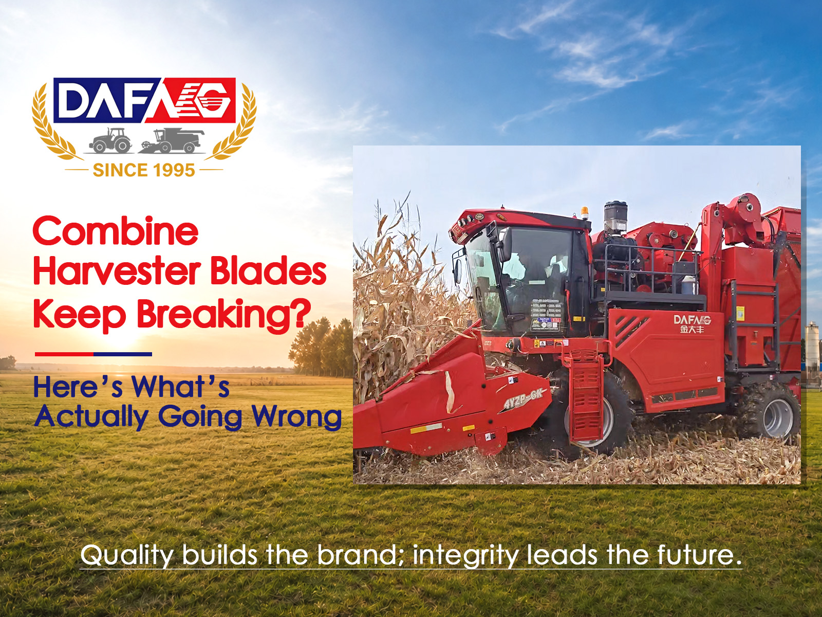 Combine Harvester Blades Keep Breaking? Here’s What’s Actually Going Wrong