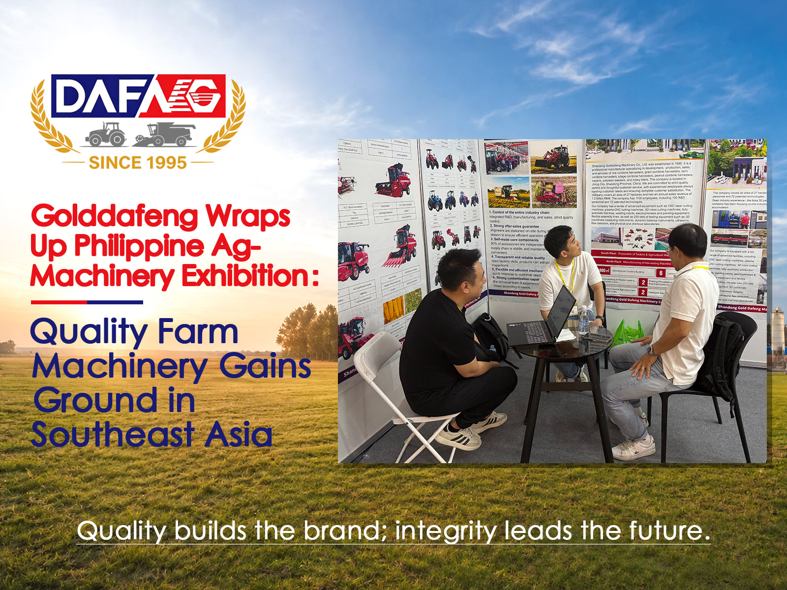 Golddafeng Wraps Up Philippine Ag-Machinery Exhibition：Quality Farm Machinery Gains Ground in Southeast Asia