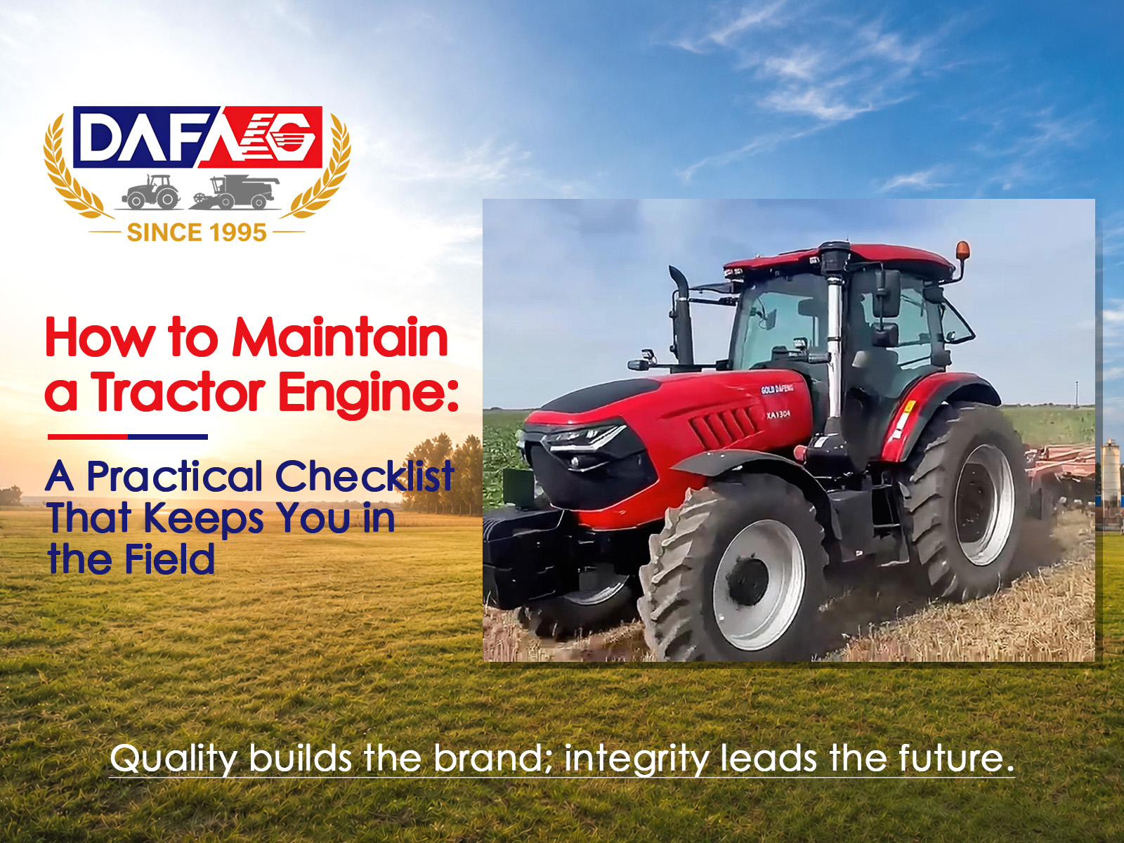 How to Maintain a Tractor Engine: A Practical Checklist That Keeps You in the Field