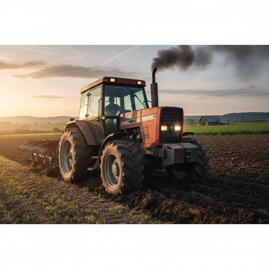 Diesel Farm Tractor For Diesel-Powered Farm Work