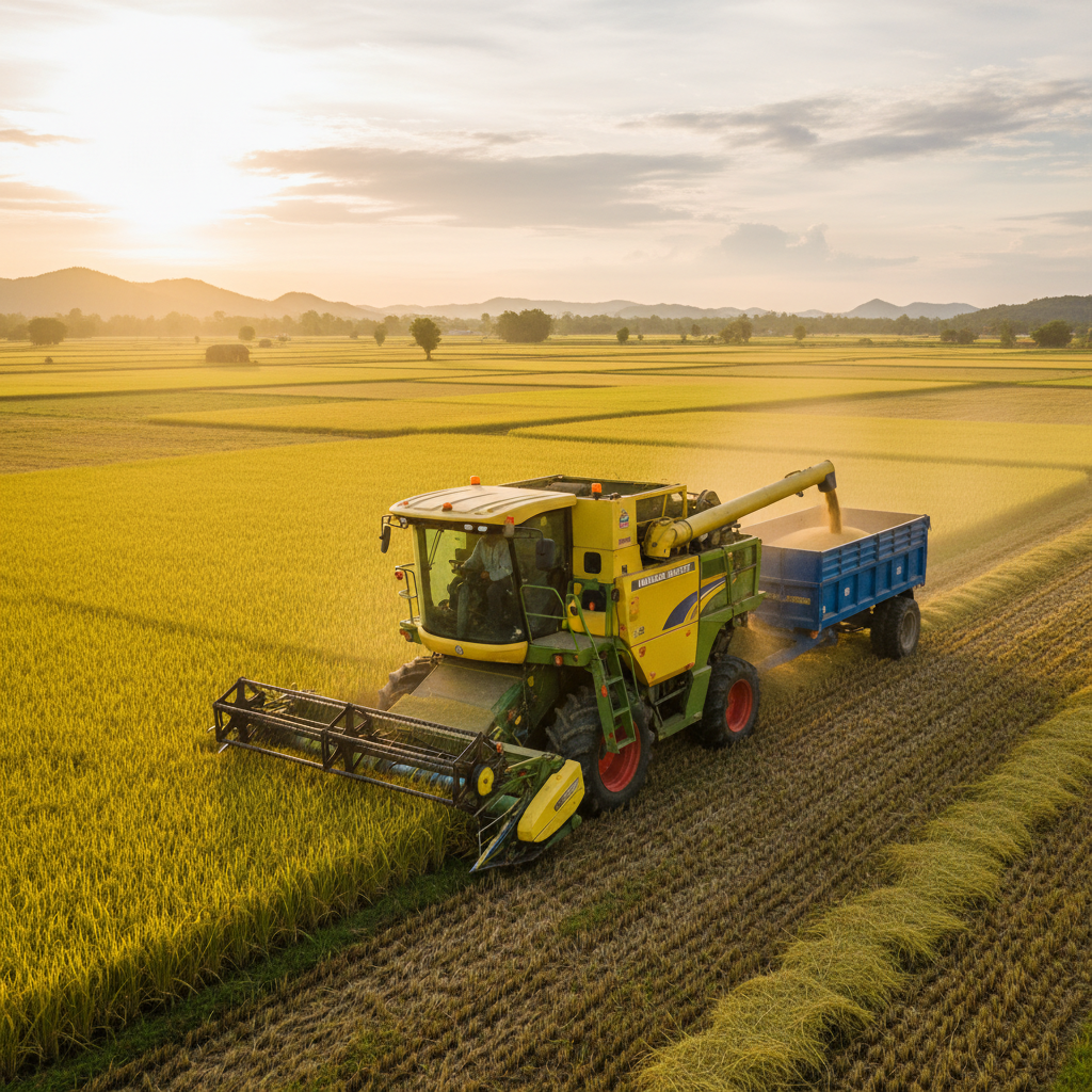 Rice Cutter Harvester For Maximizing Seasonal Yields
