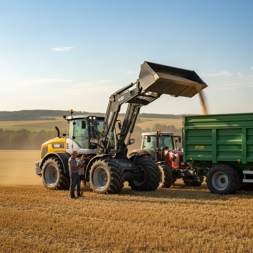 Tractor Loader For Versatile Field Loading