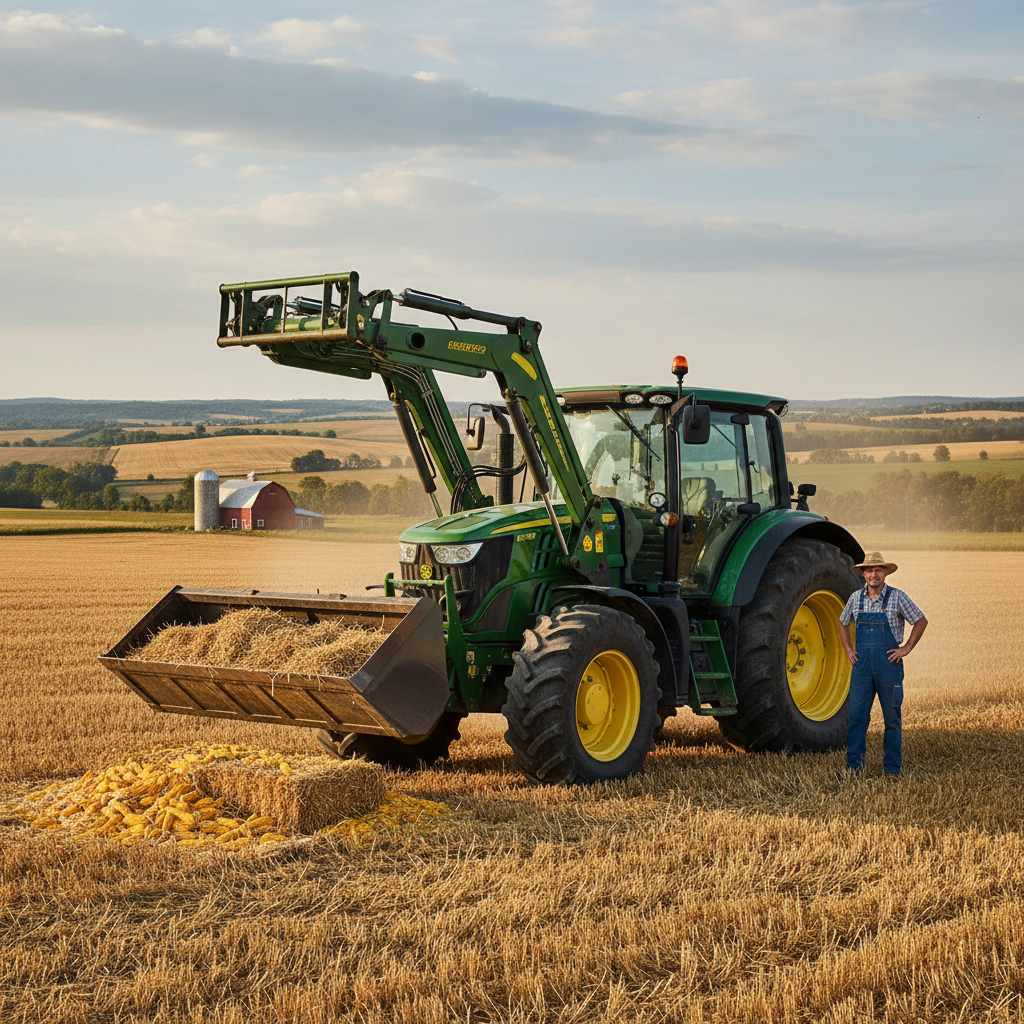 Agricultural Tractor For Versatile Field Loading